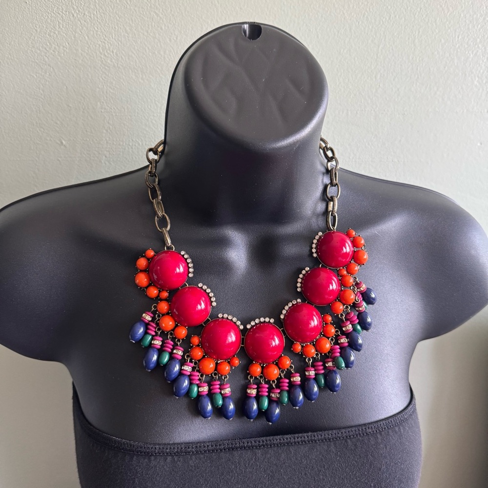 Necklace Vibrant Multicolor Statement Necklace